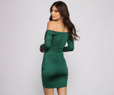Robe courte à épaules dénudées Feelin' Luxe